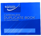 DUPLICATE BOOK 4X5 CARBONLESS (CD-0999)