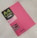CARD A4 PINK 50PK 180GSM (CC-4355)