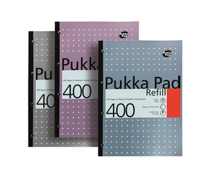 PUKKA REFILL PAD A4 400PG (REF400)